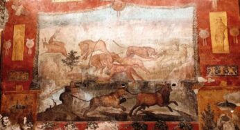 Pompei – Scavi, torna al suo splendore il grande affresco del giardino della casa dei Ceii